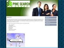 Tablet Screenshot of pinesearchgroup.com
